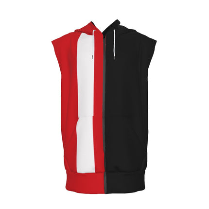 Animated Life Zip-Up Sleeveless Hoodie