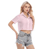 Sweet Side Cropped Casual Shirt