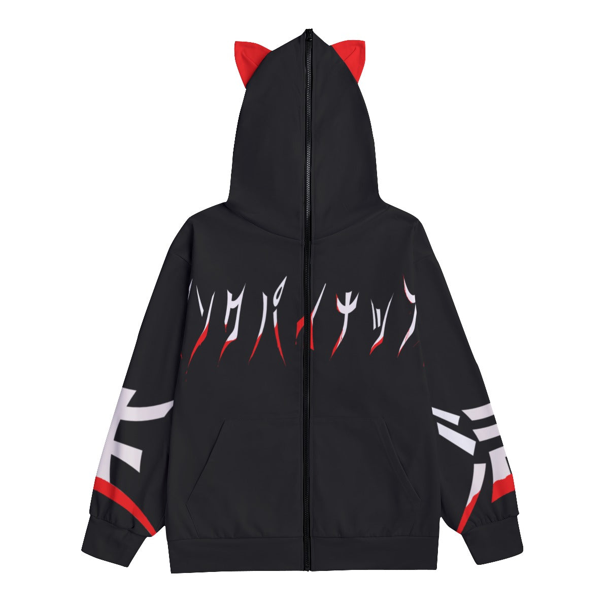 Spooky SZN Eared Zip Up Hoody