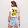 Crooked Smiles Club Cropped Tee