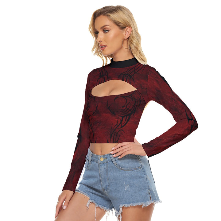 Red Rogue Cut Out Top