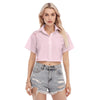 Sweet Side Cropped Casual Shirt