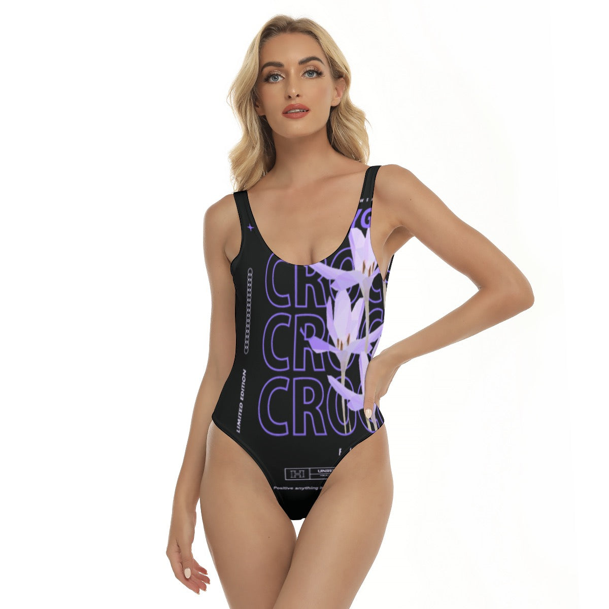 Sharp Light One Piece Swimsuit