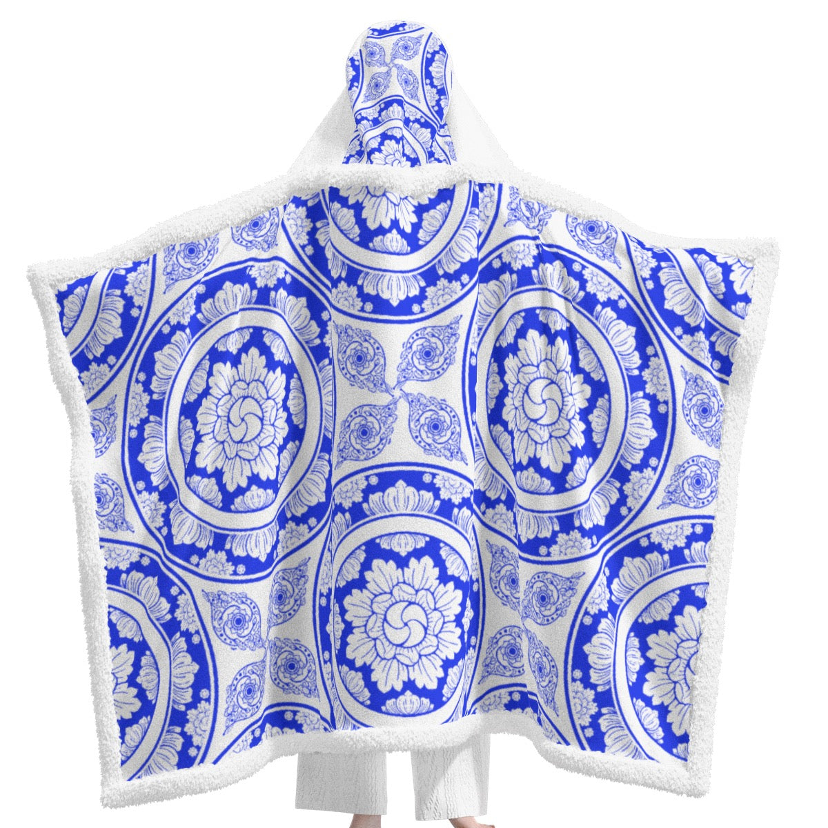 Into The Cold Hooded Fleece Blanket