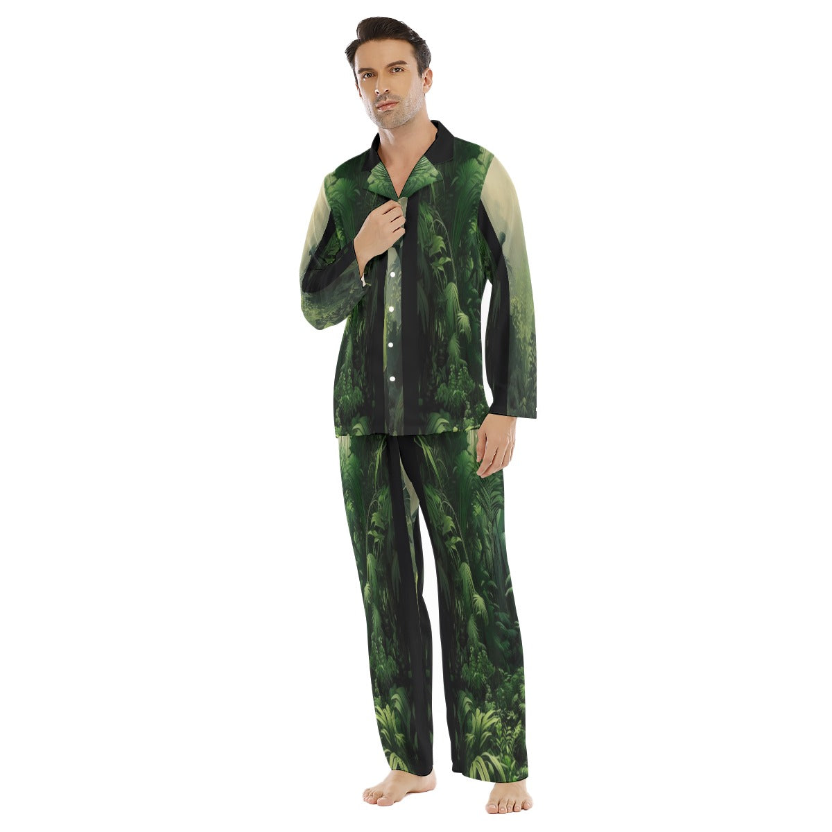 Streets of Tokyo Lapel Pajama Set