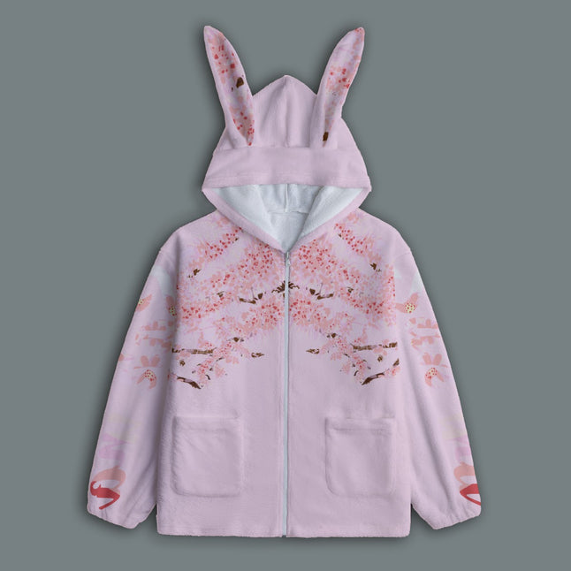 Sweet Side Fleece Bunny Ear Hoody