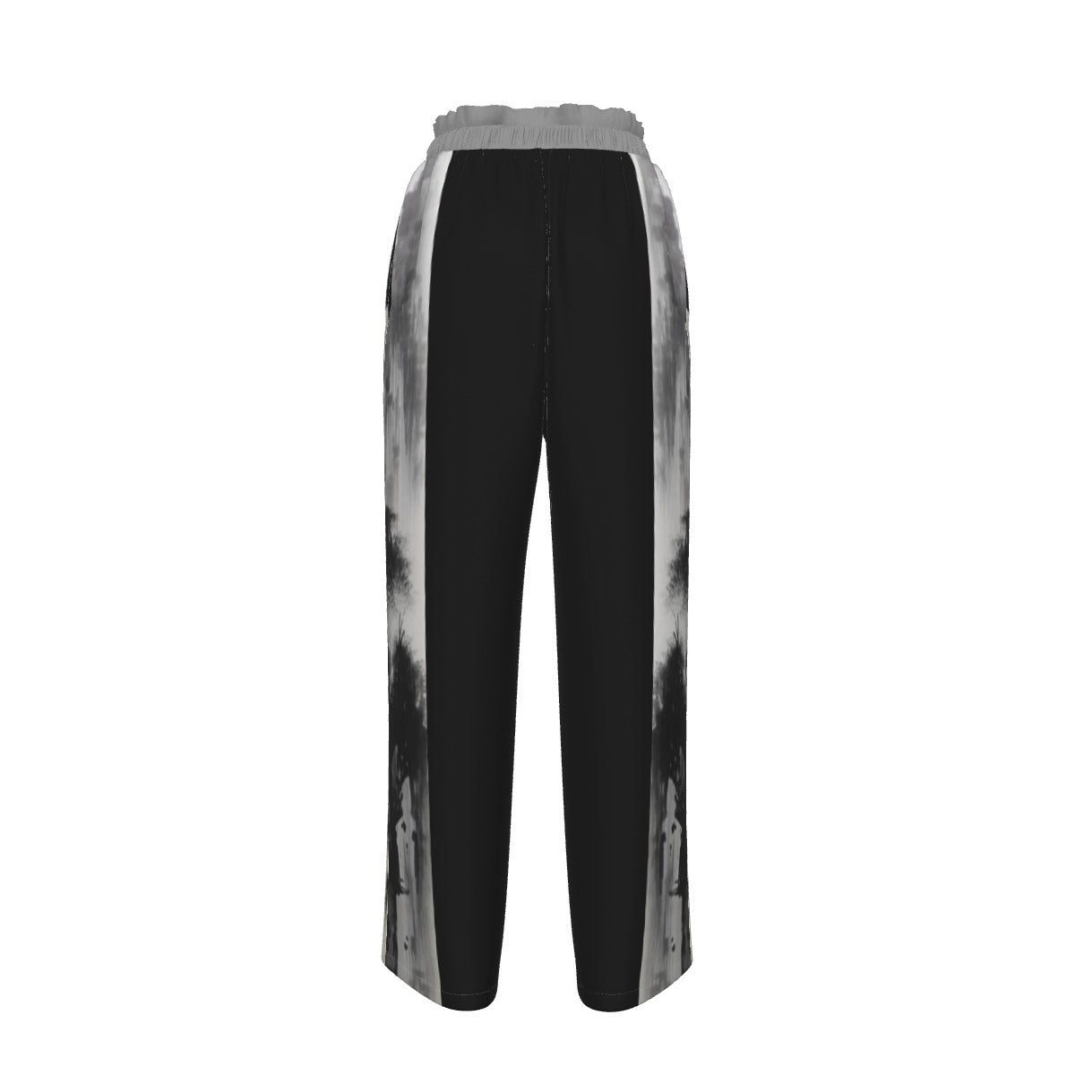 Streets of Tokyo Faux Silk Wide-Leg Pants