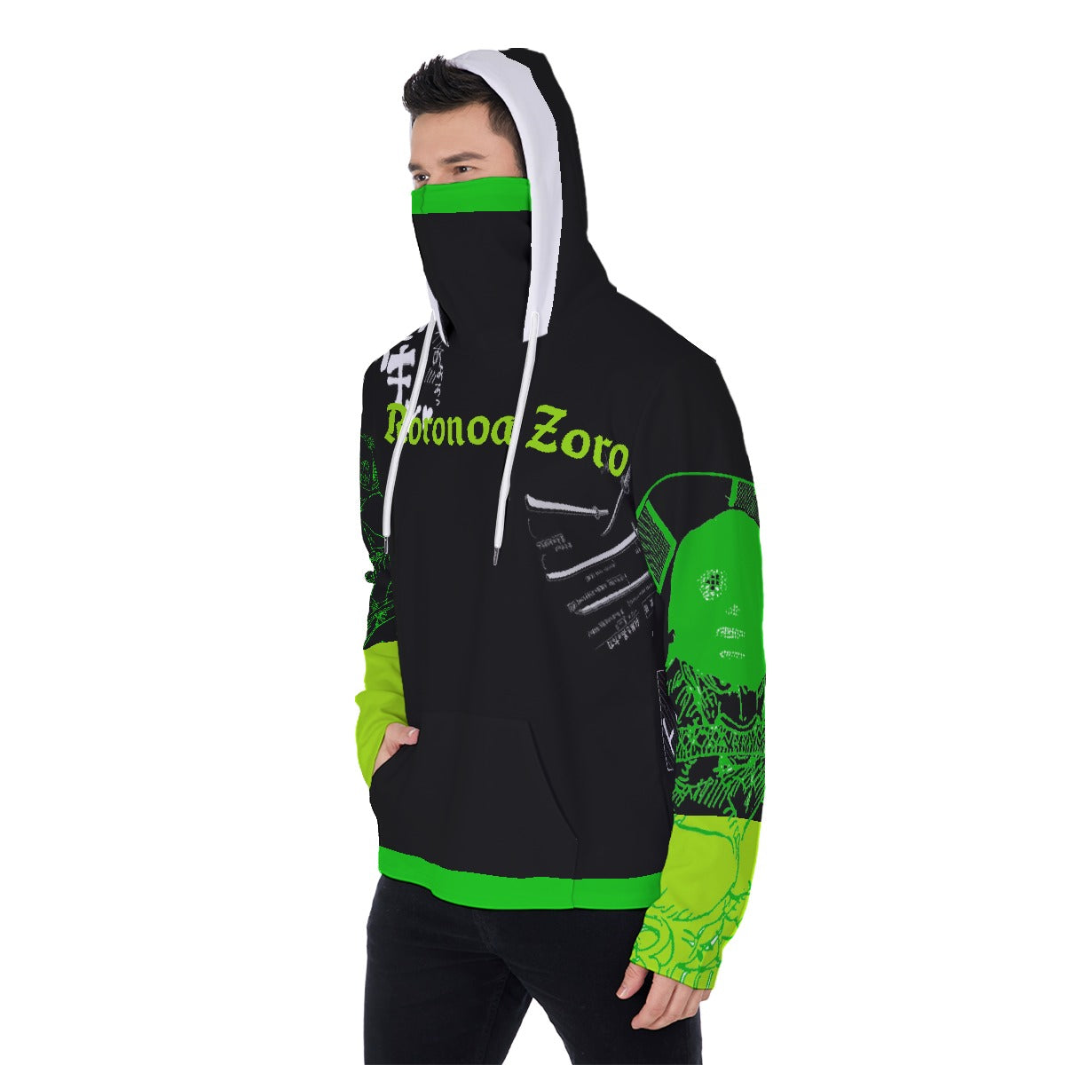 Animated Life Heavy Fleece Hoodie With Mask