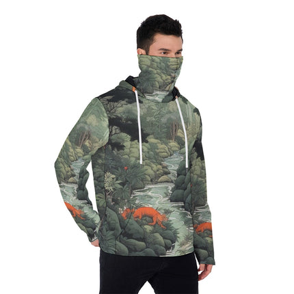 Streets of Tokyo Heavy Fleece Hoodie With Mask