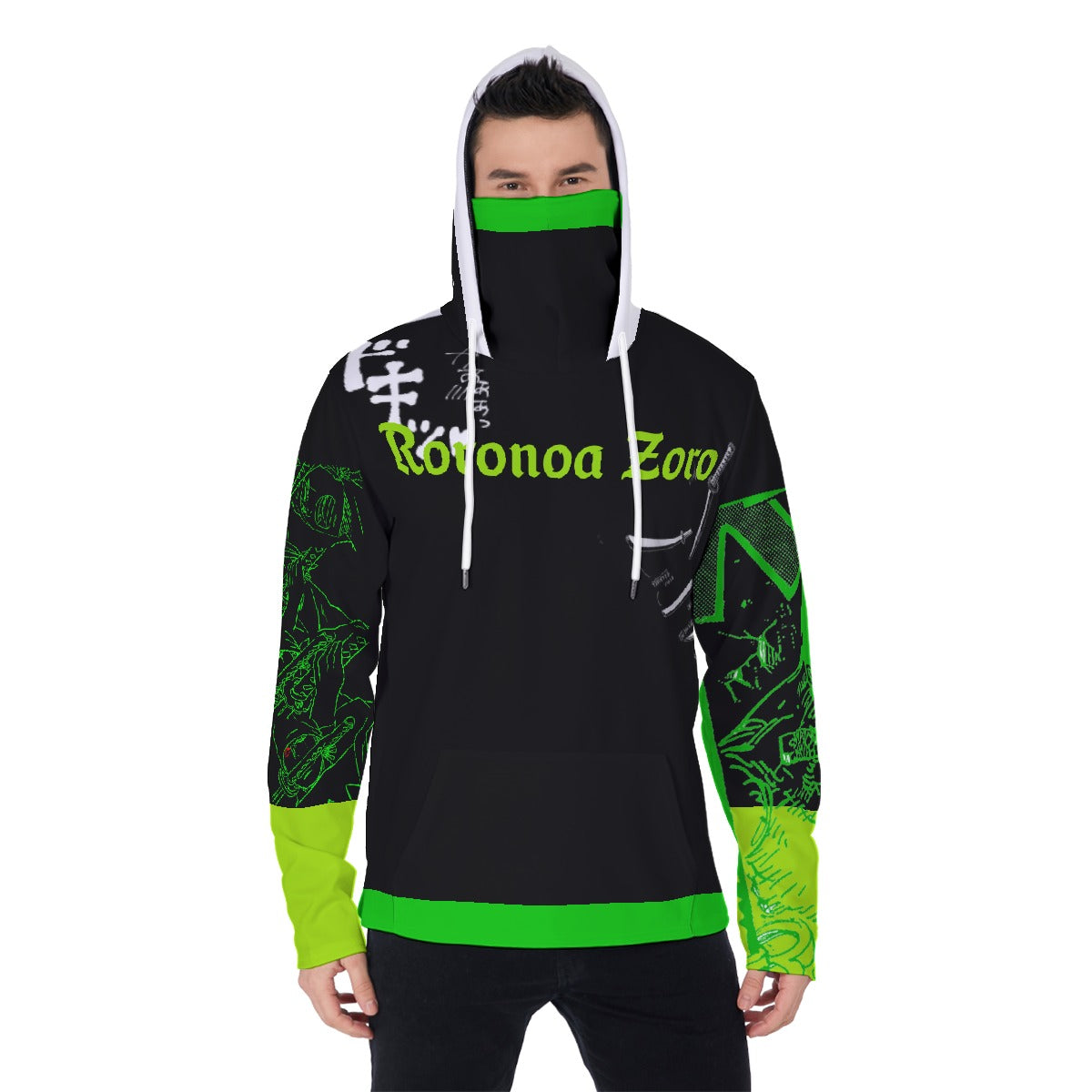 Animated Life Heavy Fleece Hoodie With Mask