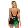 Animated Life Halter Top With Backless