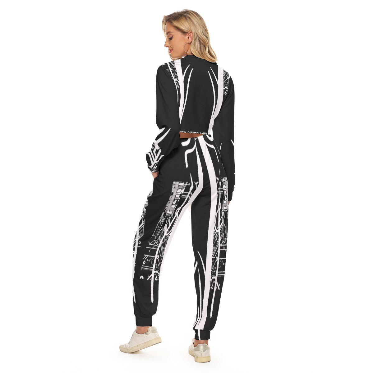 NAStech Crop Sweatshirt Suit