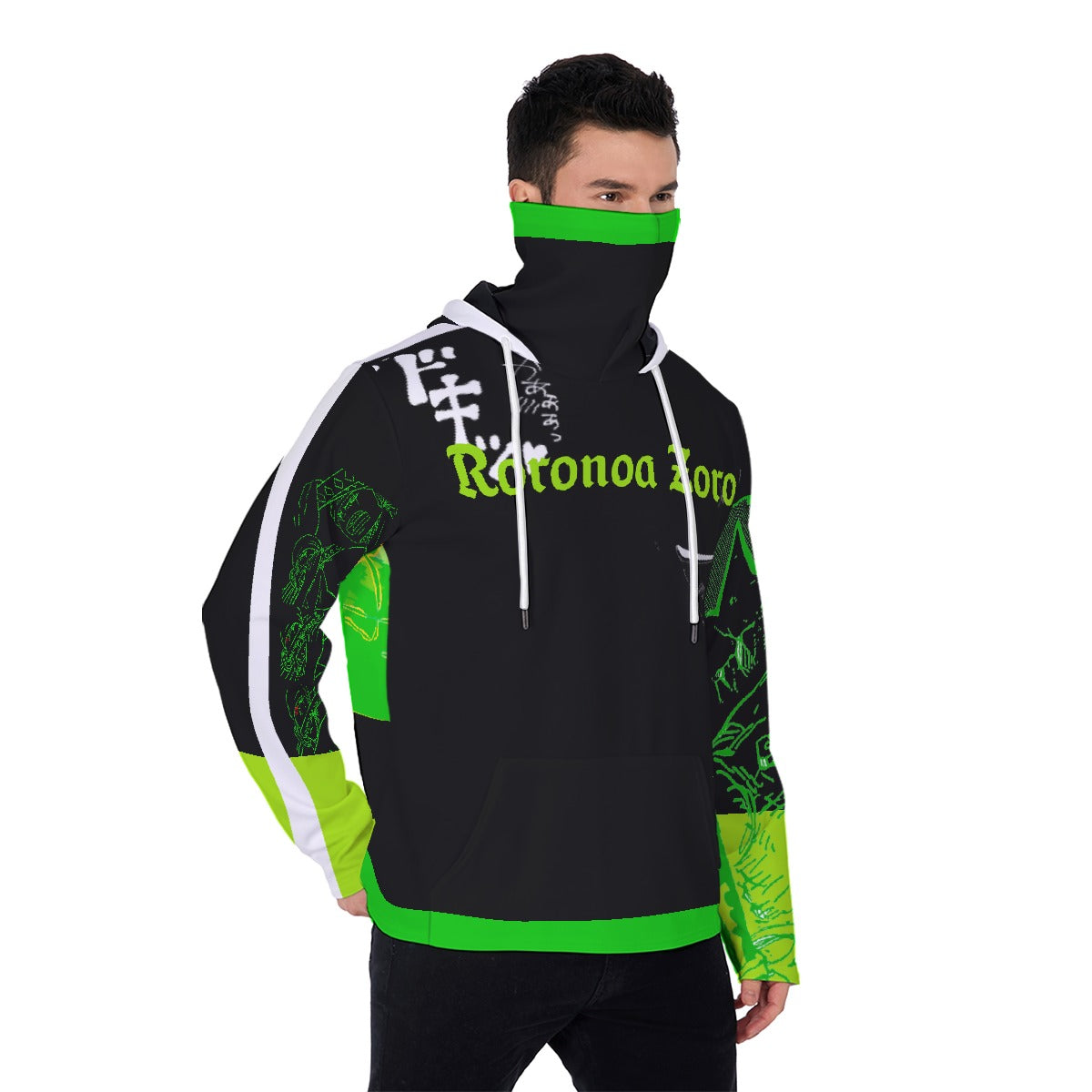 Animated Life Heavy Fleece Hoodie With Mask