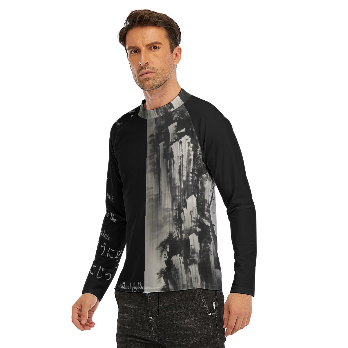 Streets of Tokyo Long Sleeve Tight surf top