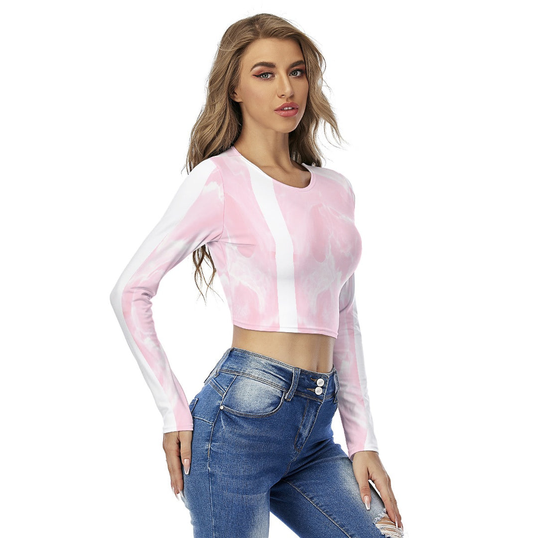 Sweet Side Round Neck Crop Top