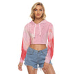 Sweet Side Crop Top Hoodie | Velvet