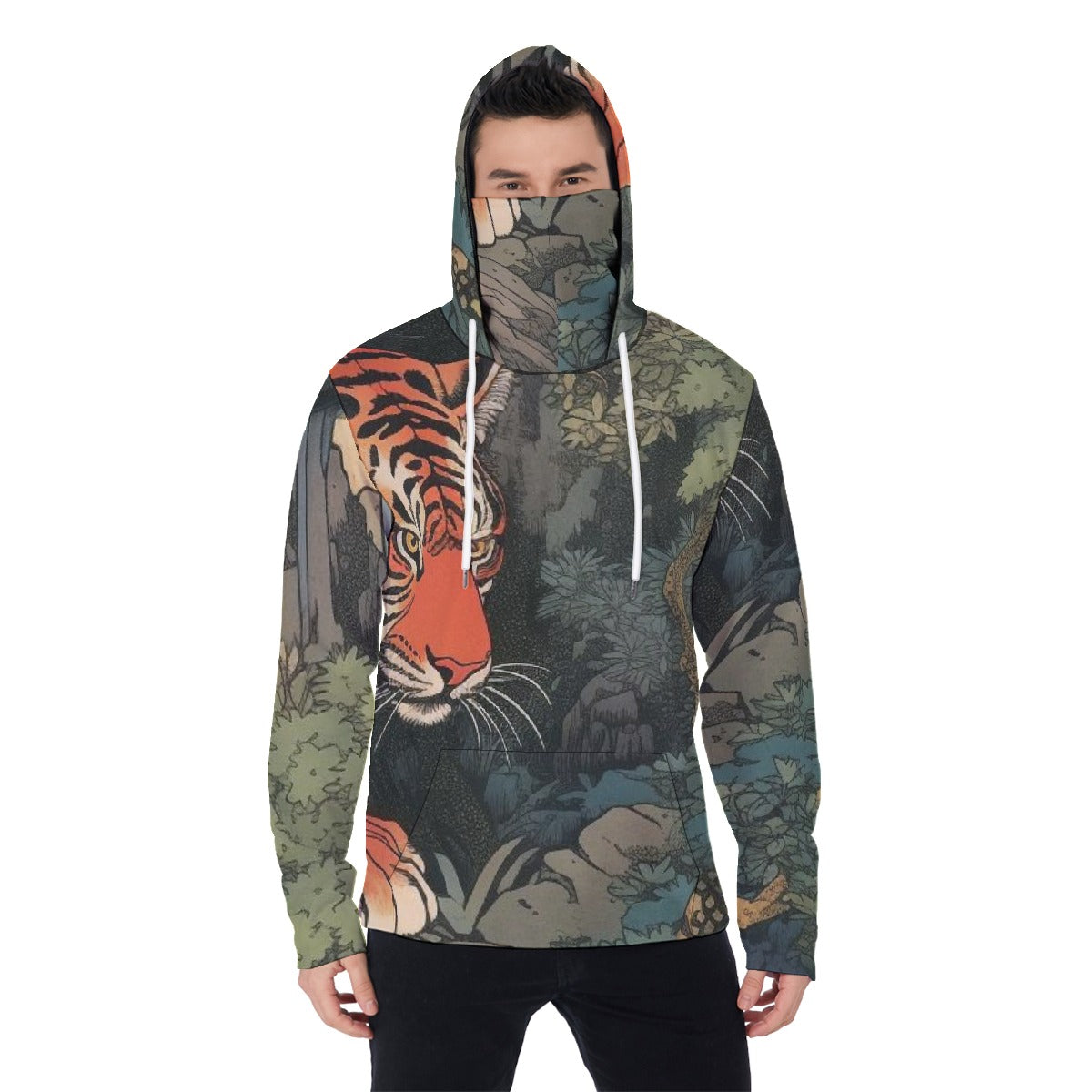 Streets of Tokyo Heavy Fleece Hoodie With Mask