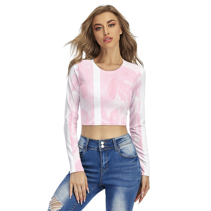 Sweet Side Round Neck Crop Top