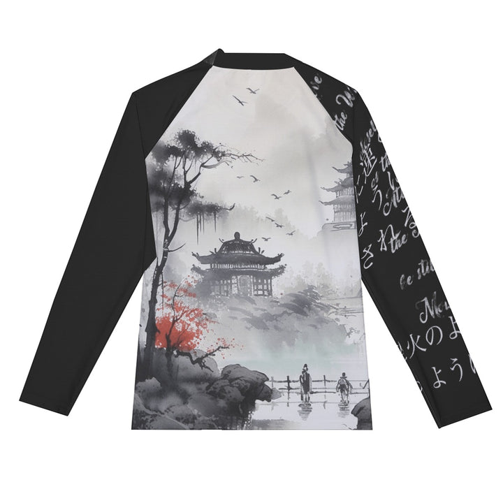 Streets of Tokyo Long Sleeve Tight surf top