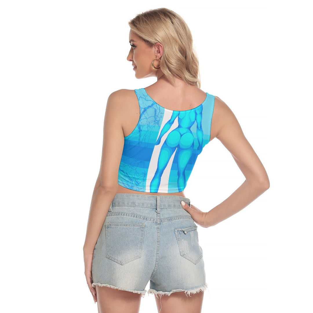 Animated Life Sport Crop Tank Top