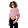 Sweet Side Crop Top Hoodie