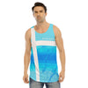 Animated Life Curved Hem Long Tank Top