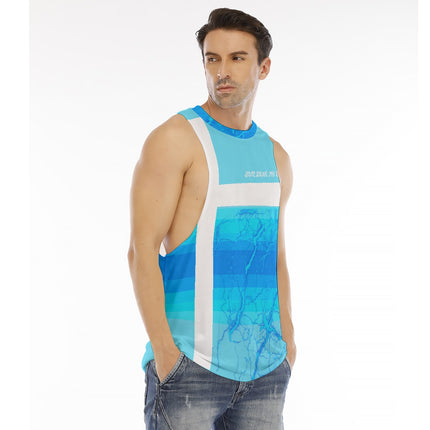 Animated Life O-neck Long Tank Top